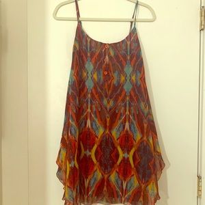 Multi-Colored Alice and Olivia Dress | Color: Red